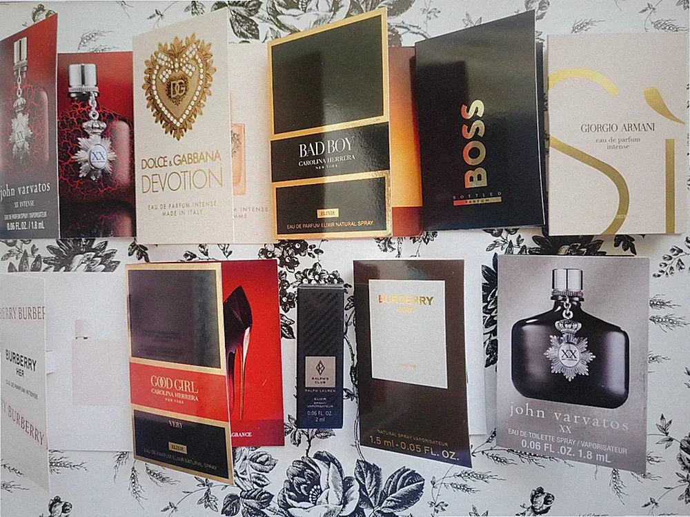 #1 Lot of 10 High End Designer Perfume Samples (as pictured)