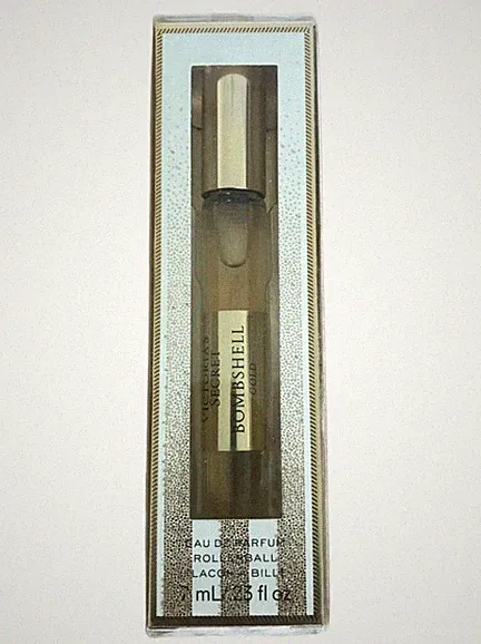 VICTORIAS SECRET BOMBSHELL GOLD ROLLERBALL EAU DE PARFUM PERFUME .23oz/7ml NEW